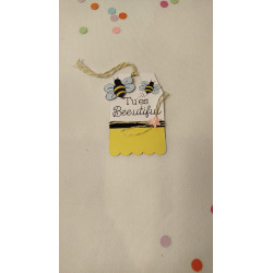Etiquette cadeau Abeille