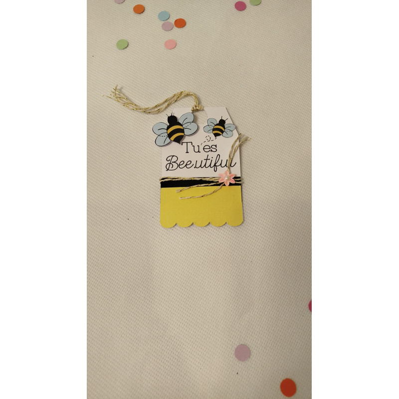 Etiquette cadeau Abeille