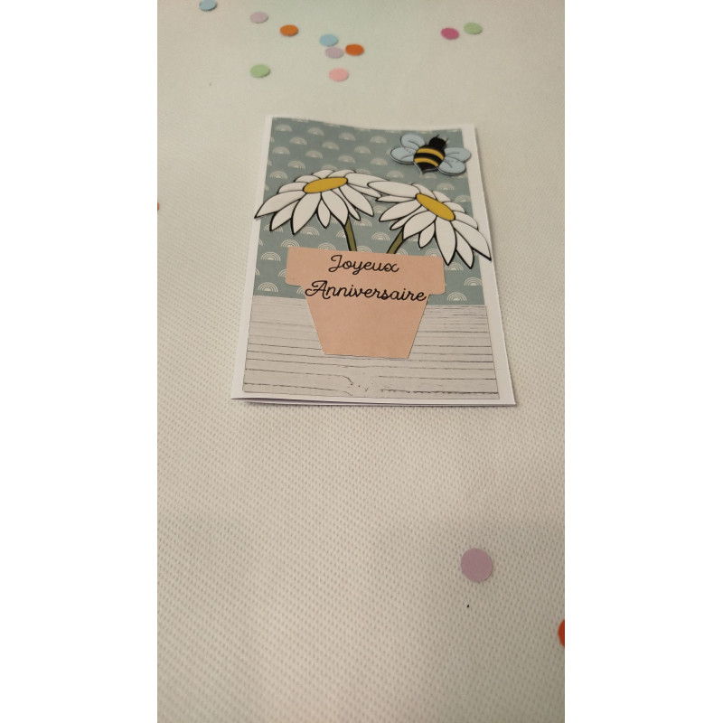 Carte Print'Anniversaire