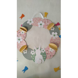 Couronne de porte Pâques