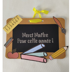 Ardoise "Merci"