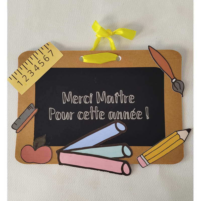 Ardoise "Merci"