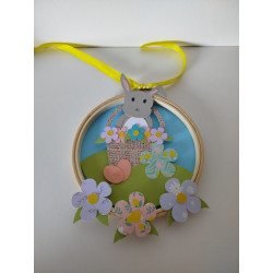 Rond à suspendre lapins