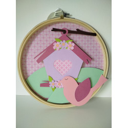 Rond à suspendre Nichoir